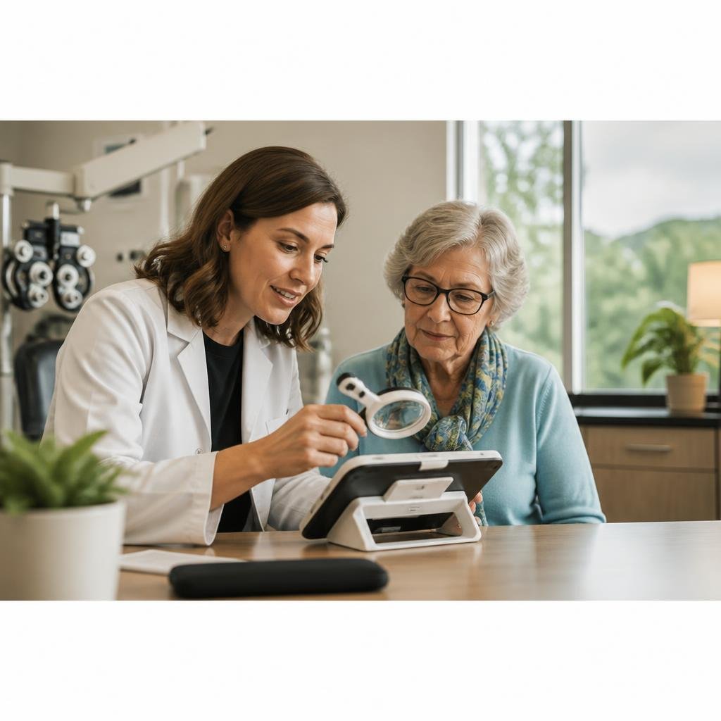 Low Vision Aids at Vision Plus Eye Centre